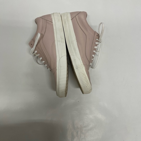 Vans Old Skool Embossed Sidewall Sepia Rose Pink Leather Shoes women's size 9 - Picture 4 of 7